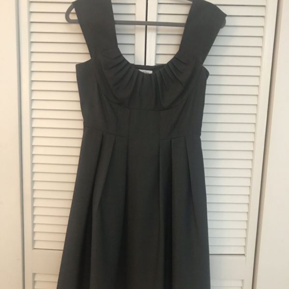 Low cut dress. Sexy and professional